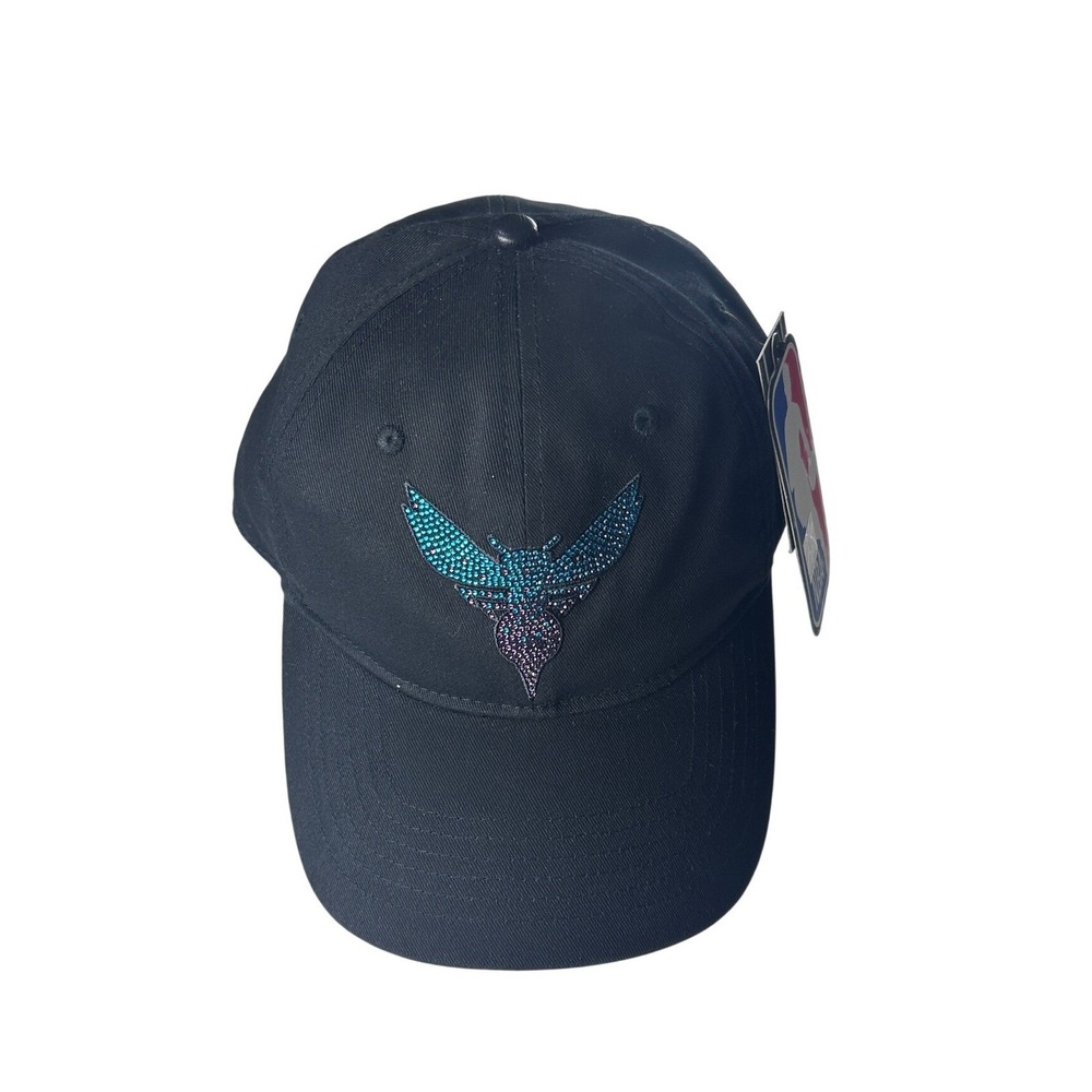 Pro Standard Charlotte Hornets NBA Black Rhinestone Dad Hat BCHI515667-BLK NEW